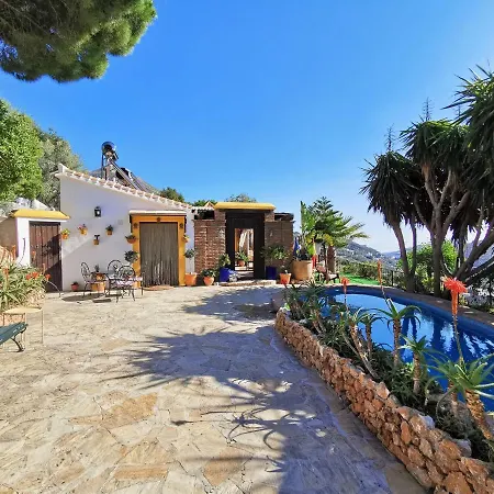 Casa Madre Tierra Con Jacuzzi Piscina Zona De Barbacoa Y Preciosas Vistas Competa