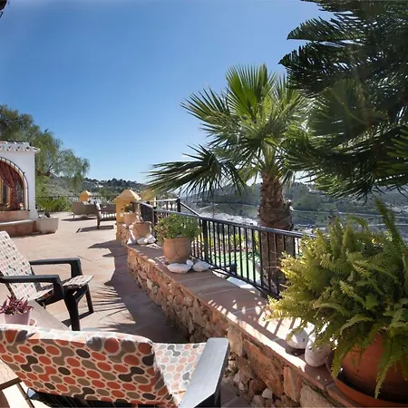 Casa Madre Tierra Con Jacuzzi Piscina Zona De Barbacoa Y Preciosas Vistas Competa